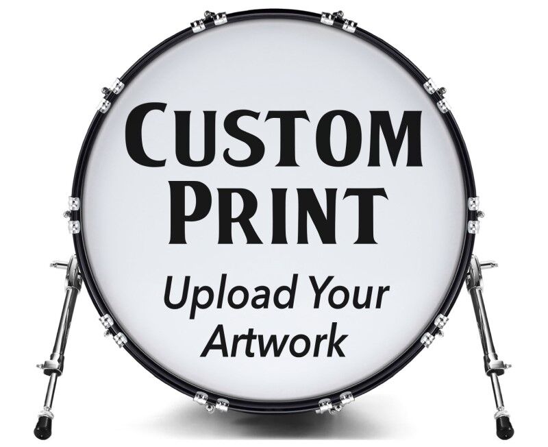 20 Custom Bass Kick Drum Front Head Graphic Graphical They are